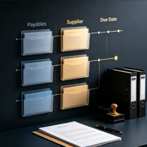 Supplier accounts payable management and payment scheduling