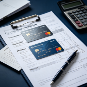 Credit card and debit card transaction reconciliation