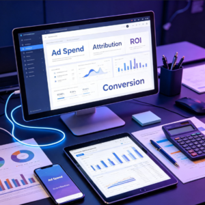 Advertising platform expense attribution and ROI calculation